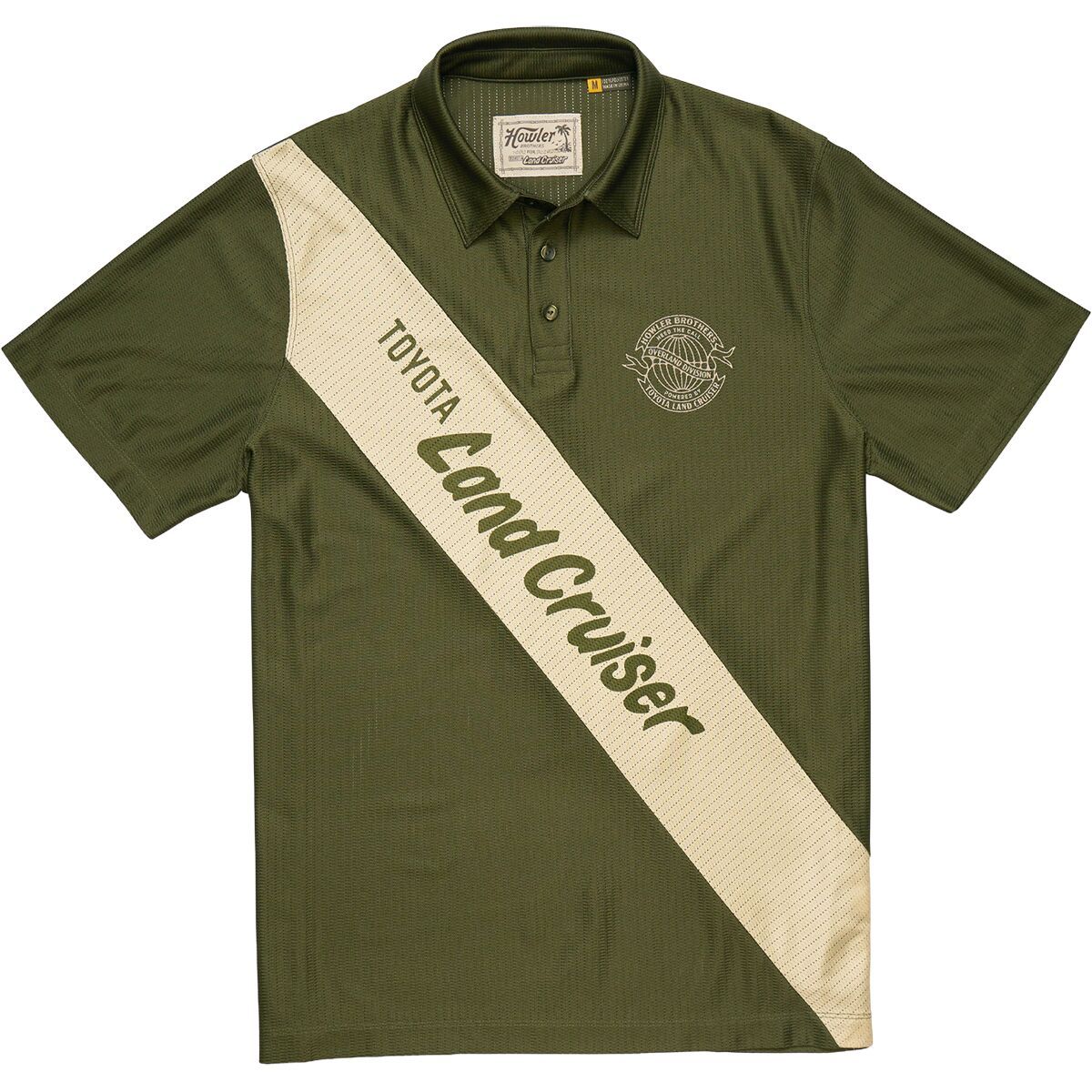 Image of Howler Brothers x Land Cruiser Tech Polo - Men's Rustic Green, S