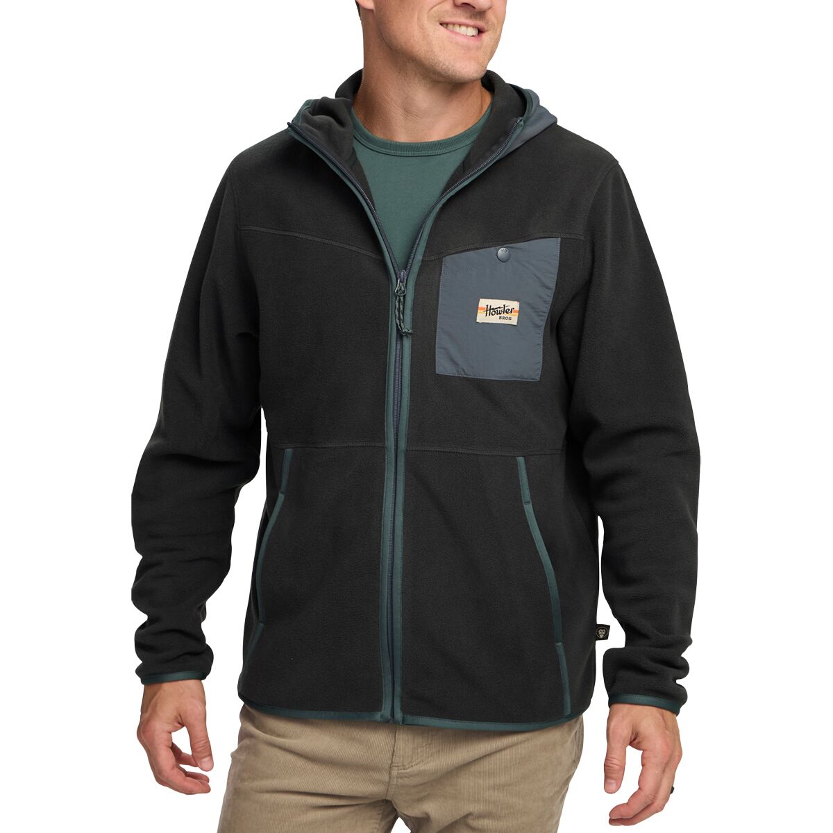 Image of Howler Brothers Free Range Hooded Jacket - Men's Antique Black, S
