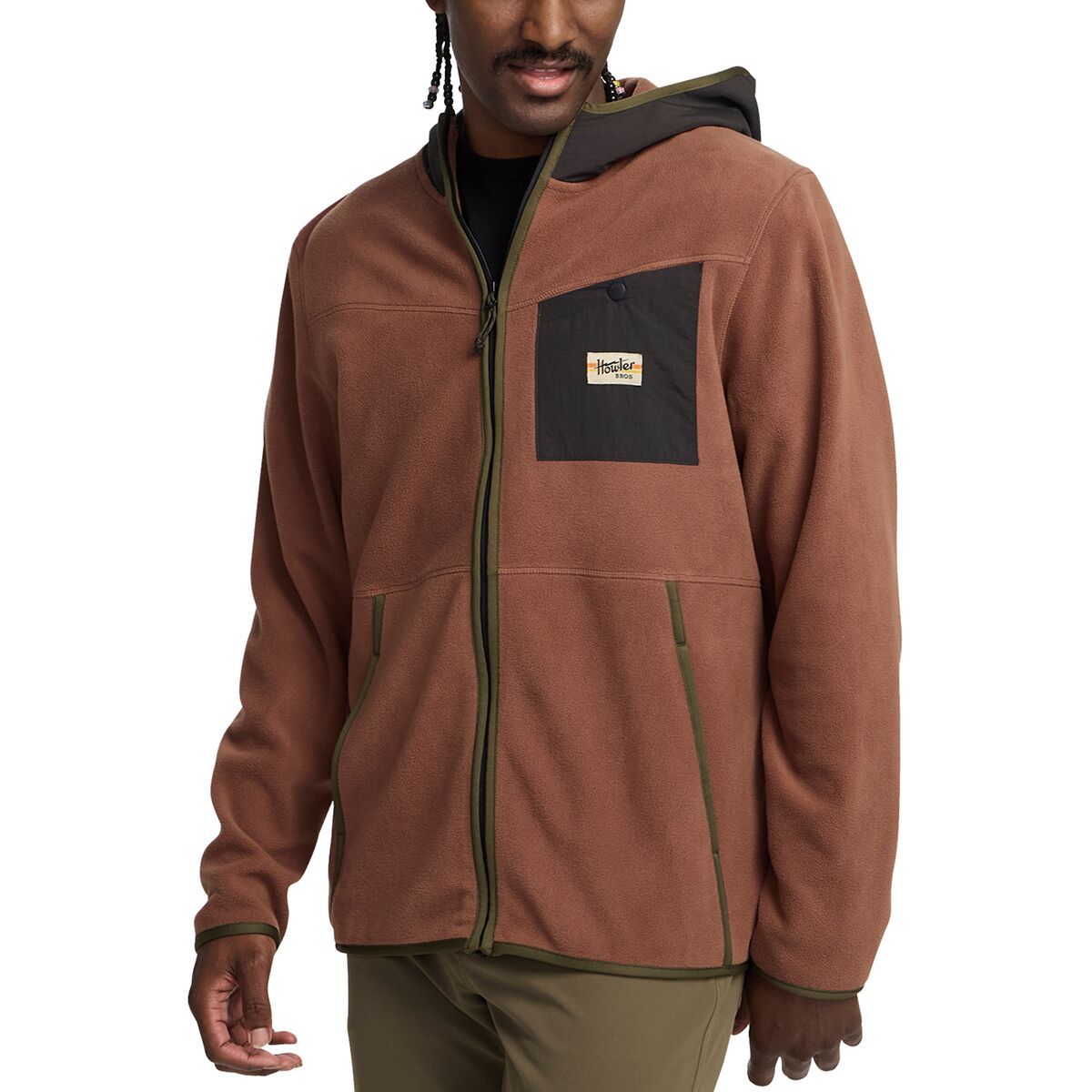 Image of Howler Brothers Free Range Hooded Jacket - Men's Mink Brown, XXL