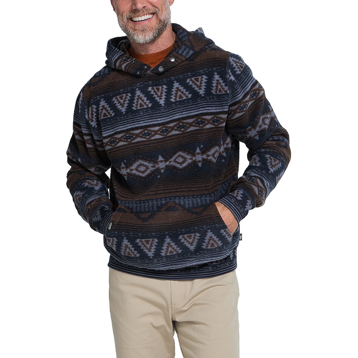Image of Howler Brothers Tajima Hoodie - Men's Canyon Codes/Winter Sky, L