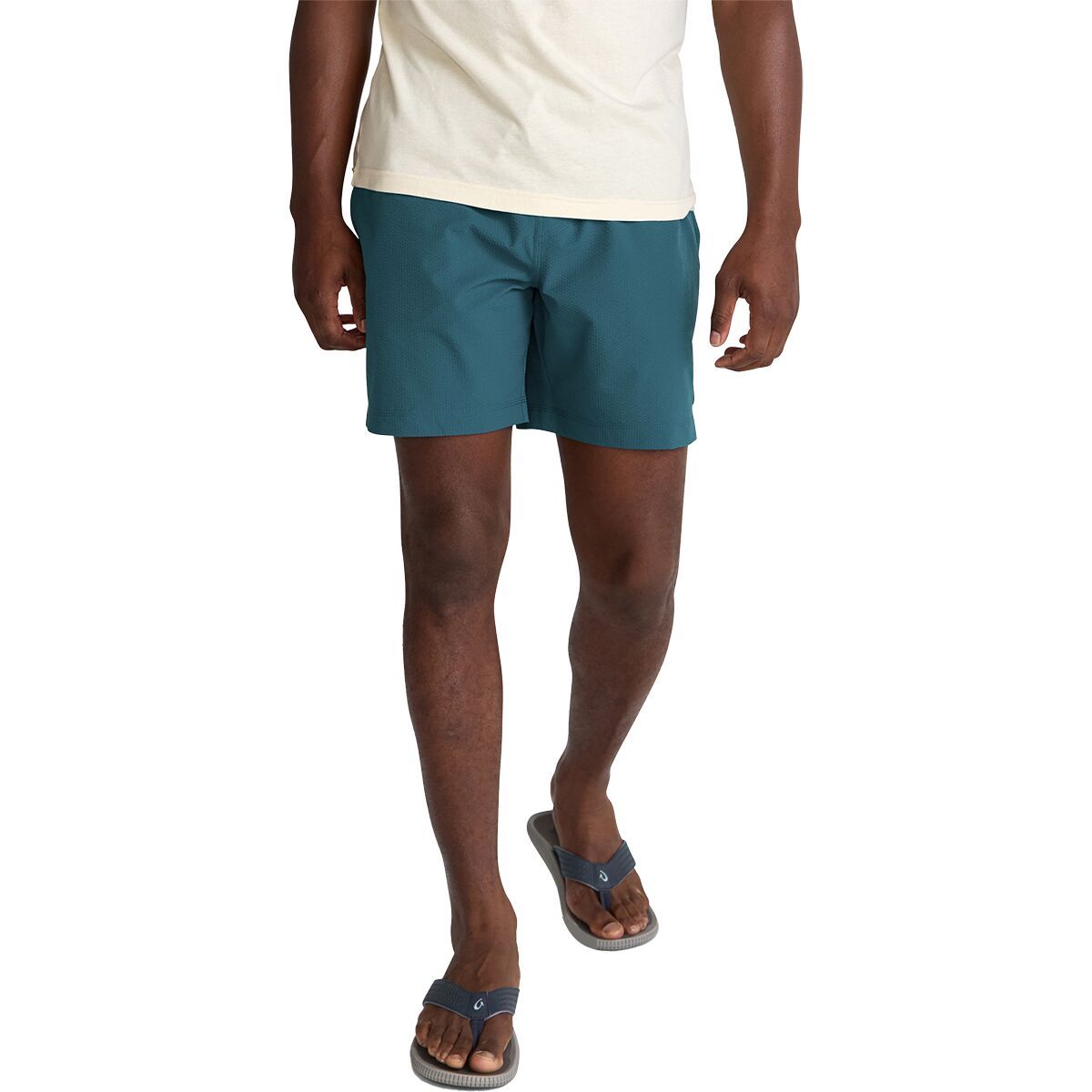 Image of Howler Brothers Salado Short - Men's Seersucker/Capers, M