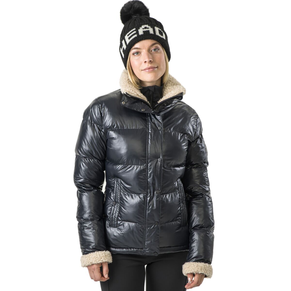 HEAD Sportswear Rebels Easy Jacket - Women's Metallic Black, 12