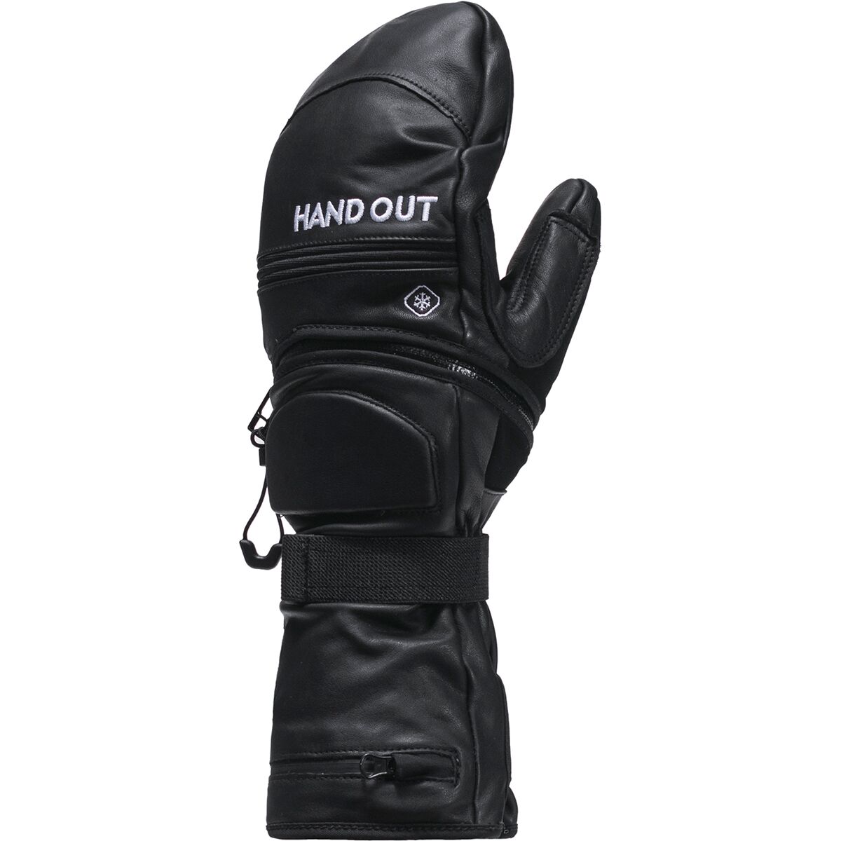 Hand Out Gloves Pro Ski Mitten - Men's Black/Grey