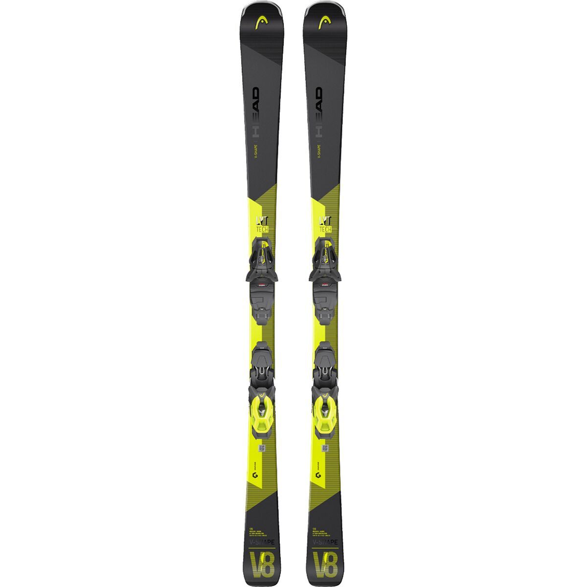 Head Skis USA V-Shape V8 Ski + PR 11 GW Binding - Ski