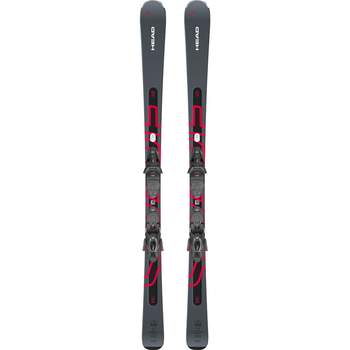 Head Skis USA Head Skis USA Shape E V5 SW Ski + PR 11 GW Binding - 2025 Black/Red, 156cm