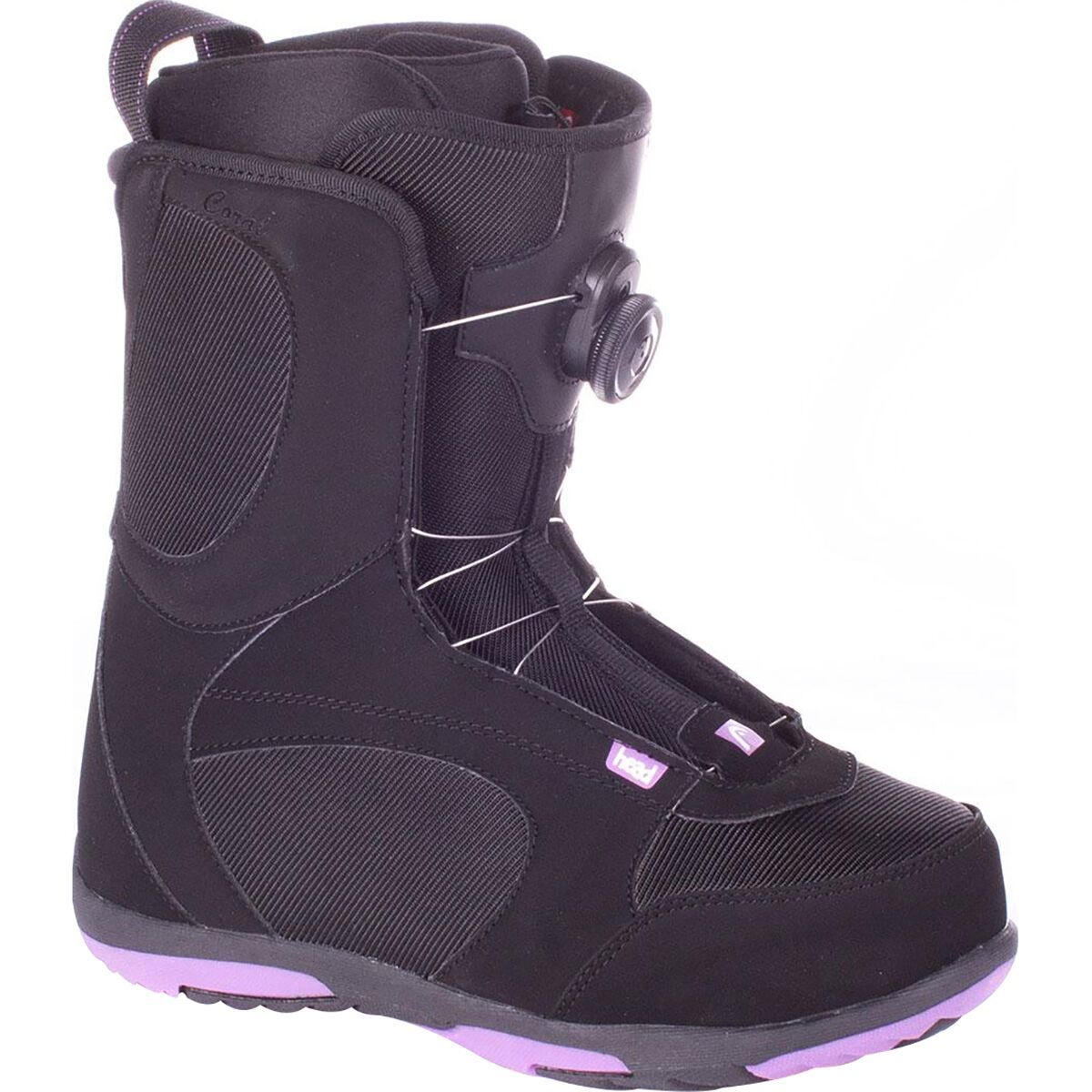 Head Skis USA Coral Boa Snowboard Boots - Women's Black/Purple, 10.5