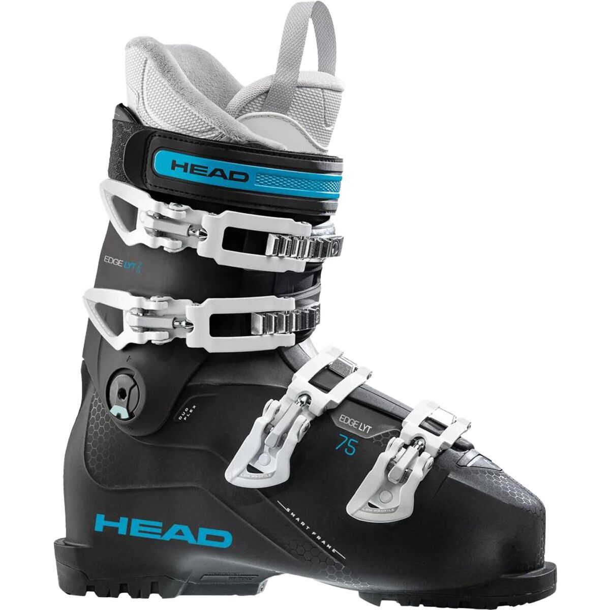 Head Skis USA Edge Lyt 75 W Hv Ski Boots - Women's 2025 Black/Turquoise, 23.5