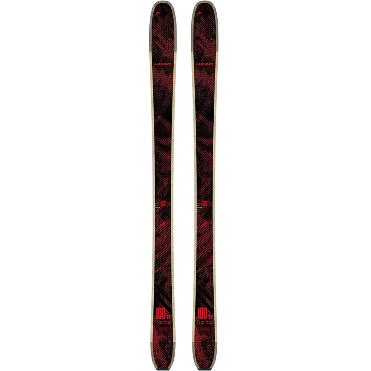 Image of Head USA KORE 100 Ti Ski - 2027 Black/Red, 177cm