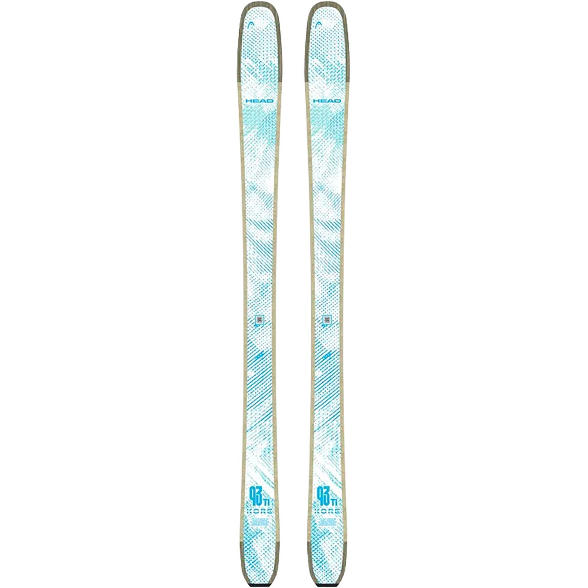 Image of Head USA KORE 93 Ti W Ski - 2027 - Women's White/Blue, 149cm