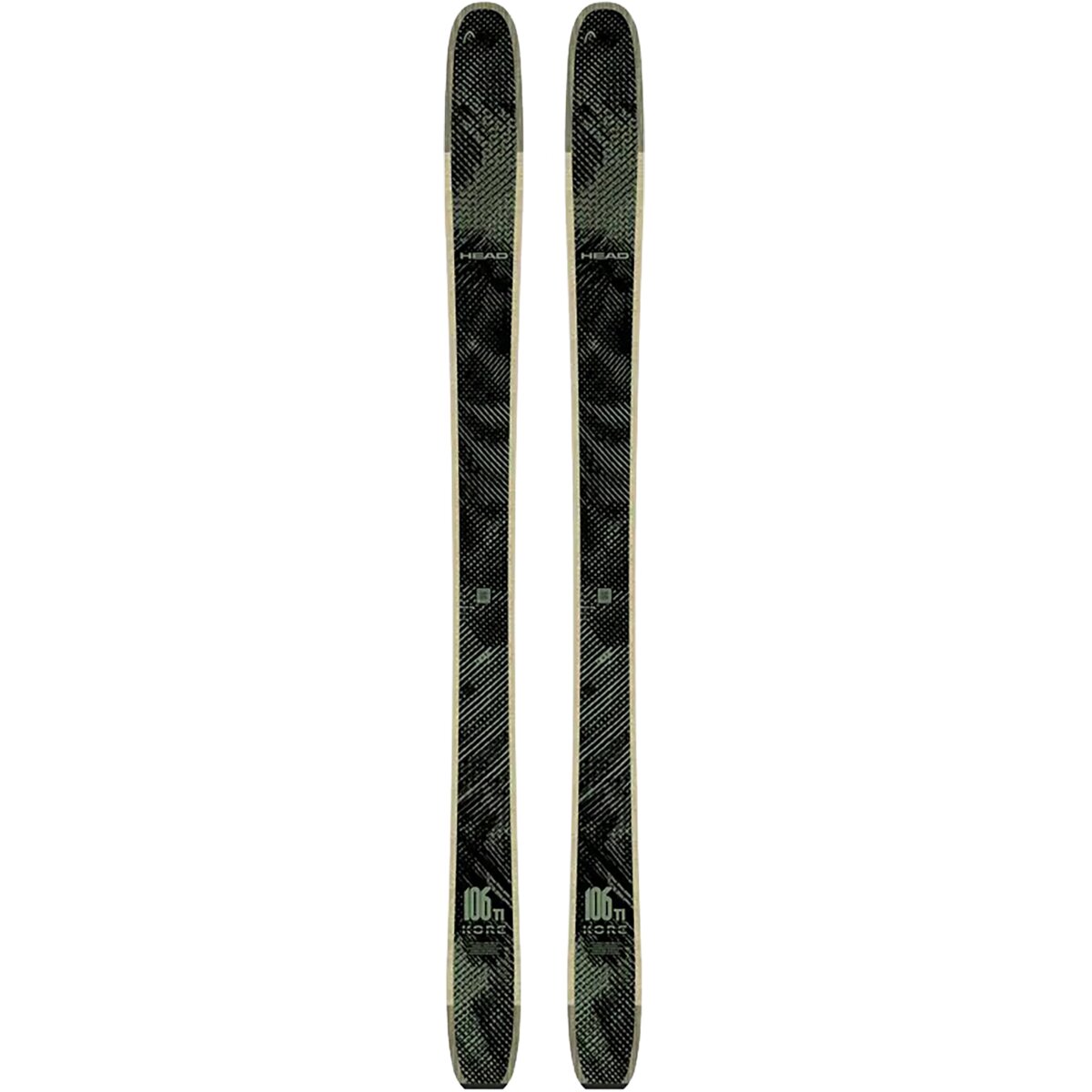 Image of Head USA Kore 106 Ti Ski - 2027 Black/Green, 177cm