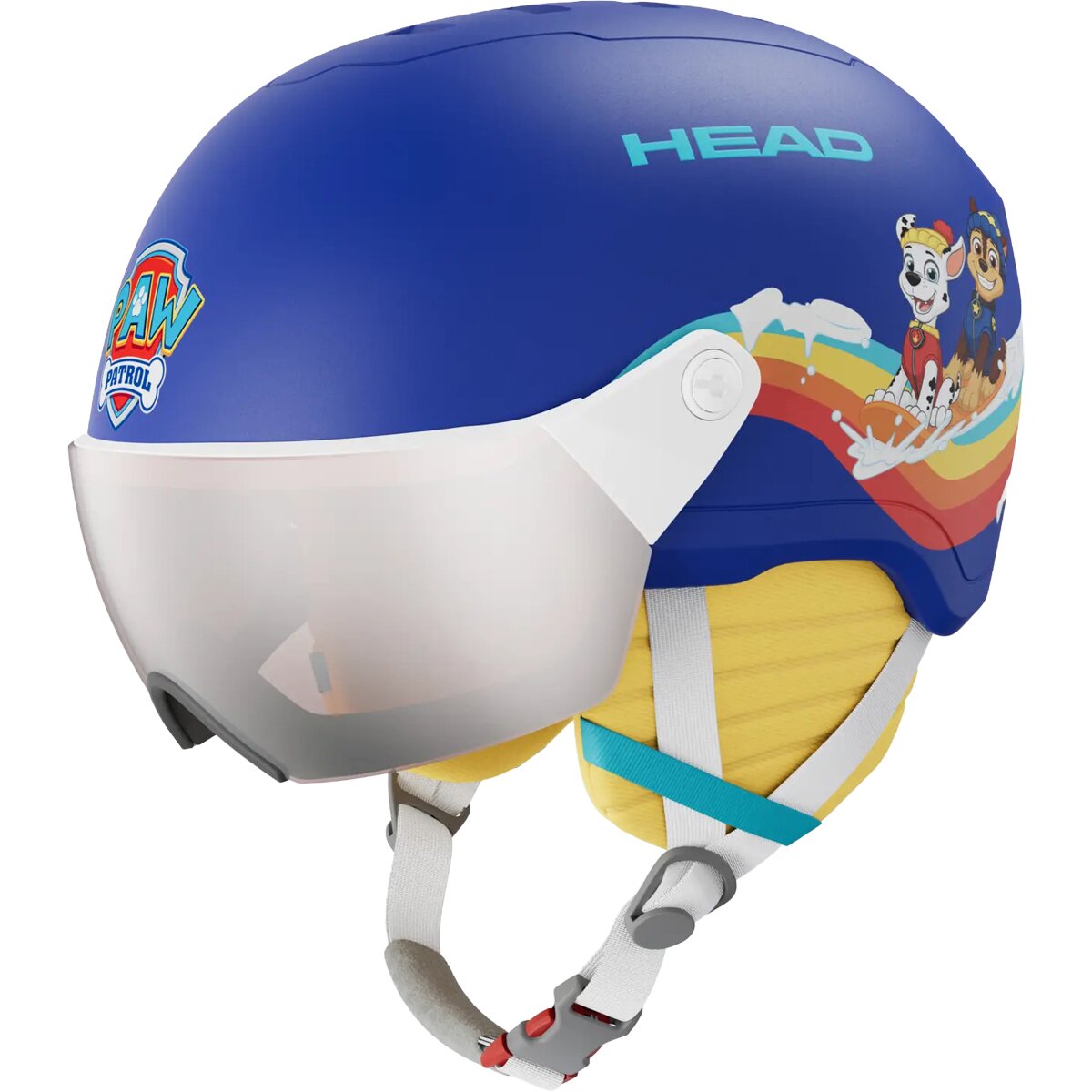 Image of Head USA Yuki Visor Paw Helmet - Kids' Blue, XXS