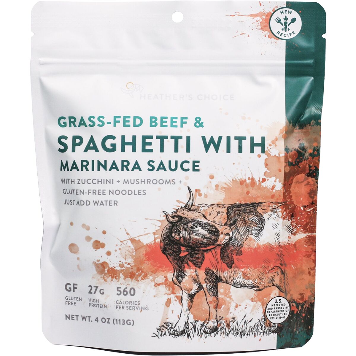 Heather's Choice Heather's Choice Grass-Fed Beef Spaghetti One Color, Pouch