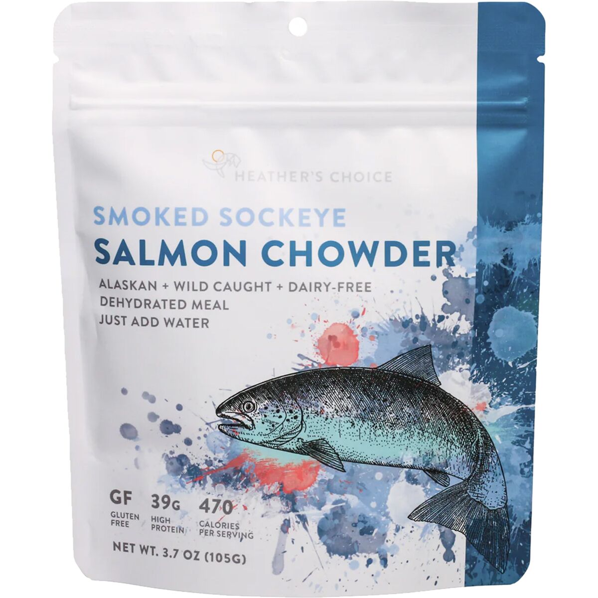 Heather's Choice Heather's Choice Smoked Sockeye Salmon Chowder One Color, Pouch