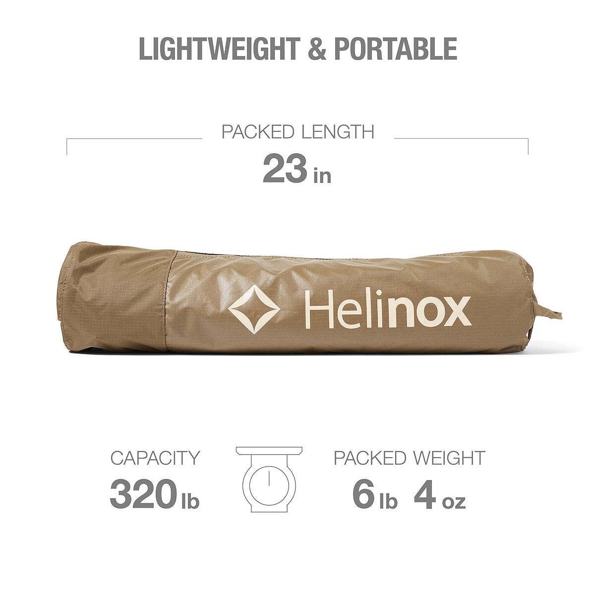 Helinox Cot One Convertible Camp Cot - Hike & Camp
