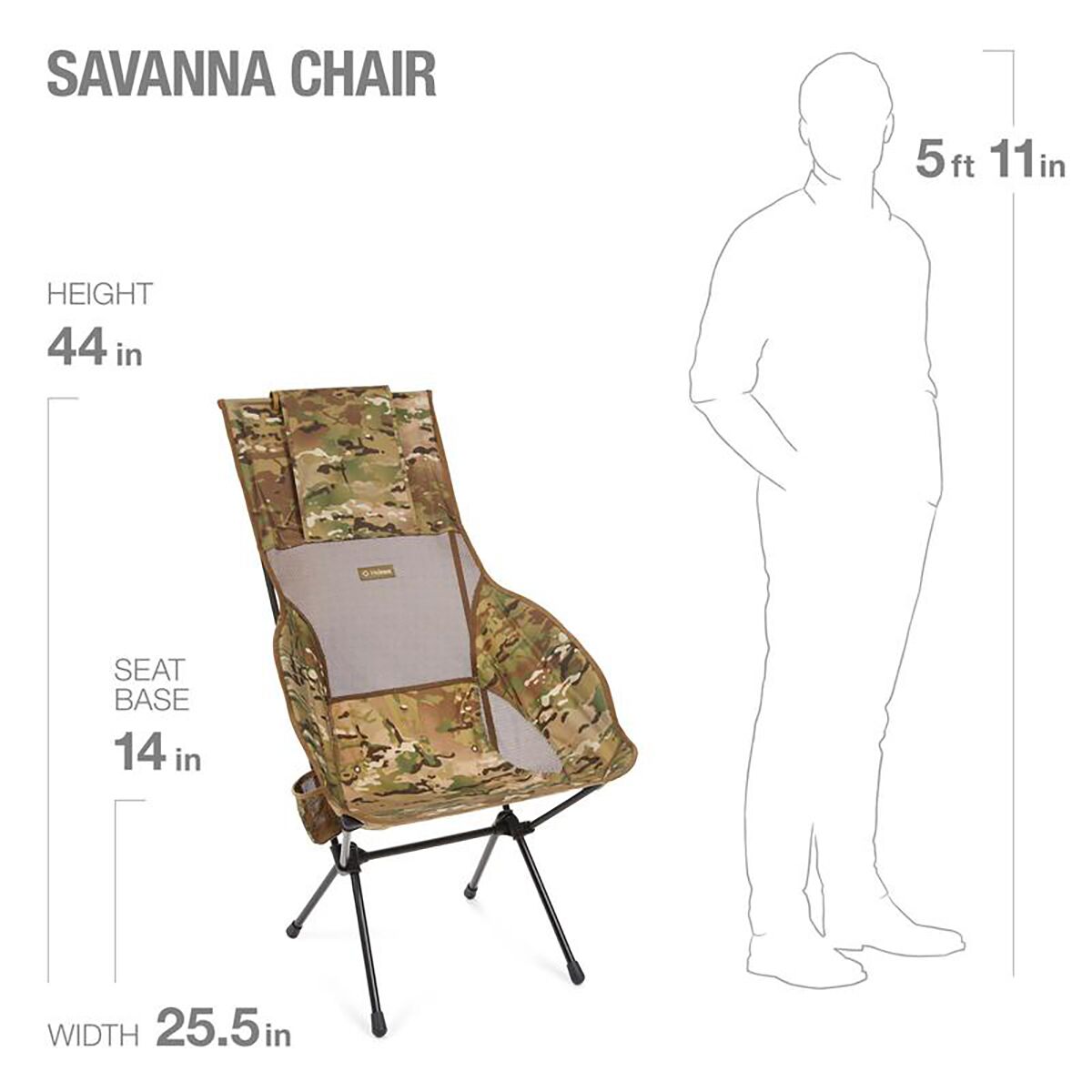 Helinox Savanna Chair | Free Shipping & 5 Year Warranty