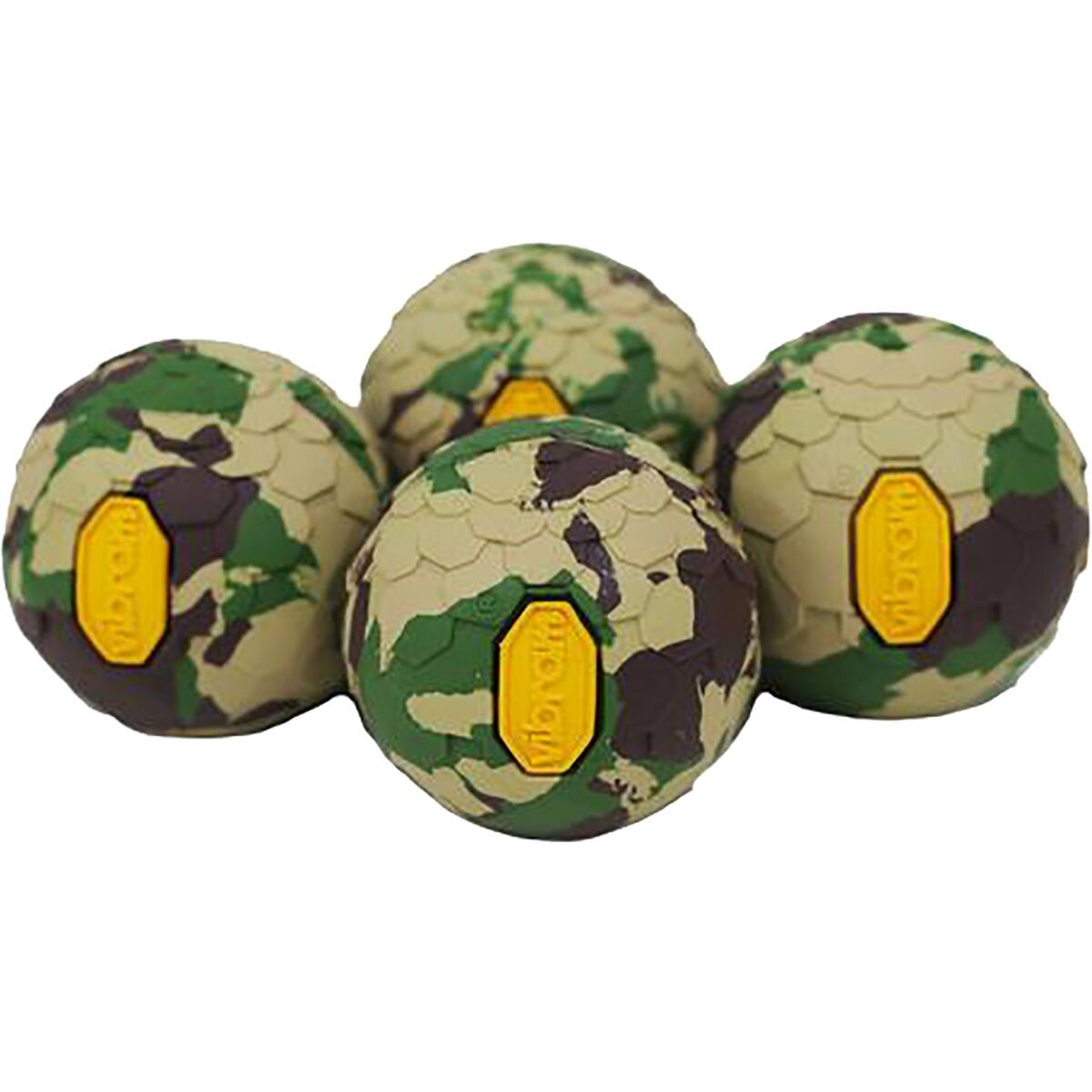 Helinox Ball Feet Vibram Set - 4-Piece Field Camo, 45mm (Chair One/Two/Zero/Mini/Cot Leg)