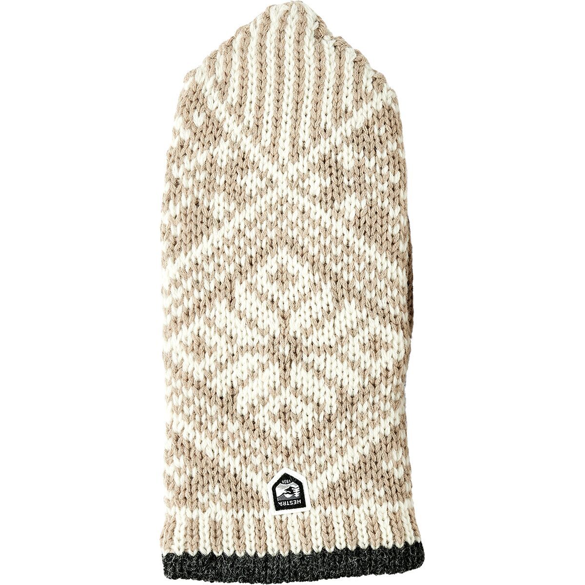 Image of Hestra Nordic Wool Mitten - Women's Beige/Off White, 6
