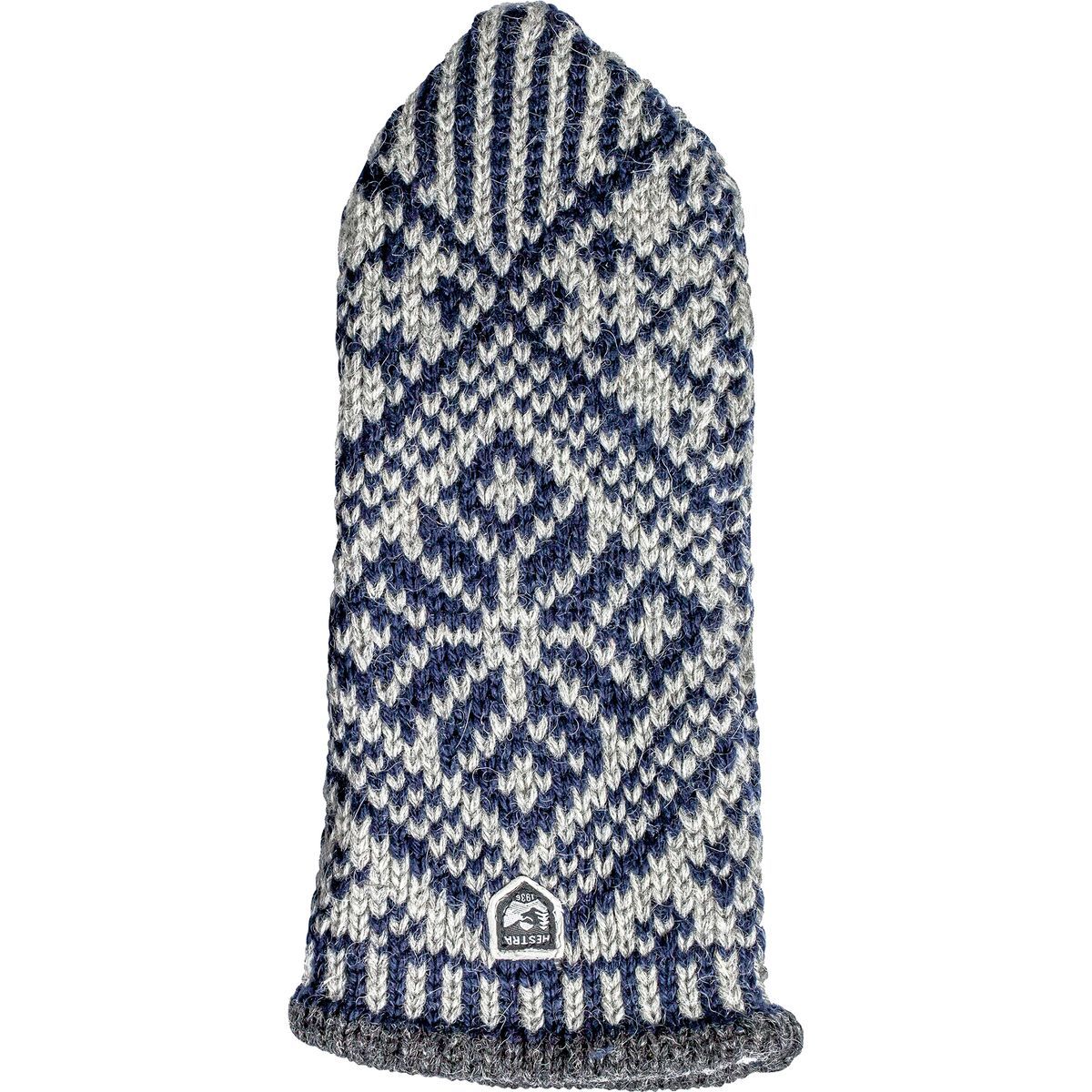 Image of Hestra Nordic Wool Mitten - Women's Navy/Grey, 6