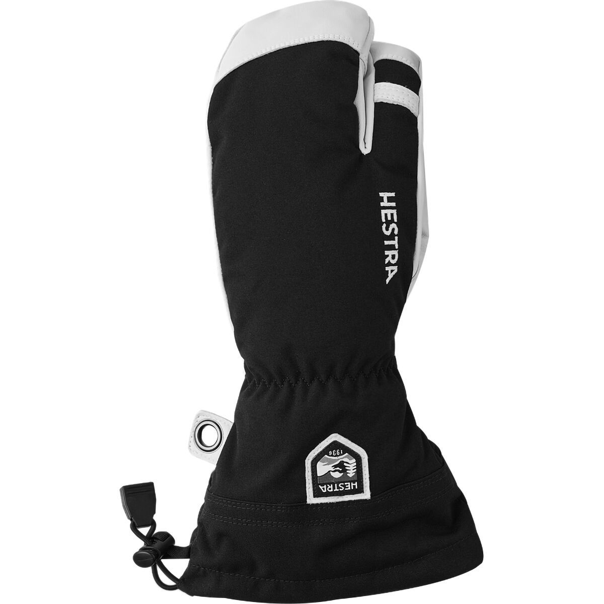 Image of Hestra Army Leather Heli 3-Finger Glove - Men's Black, 10