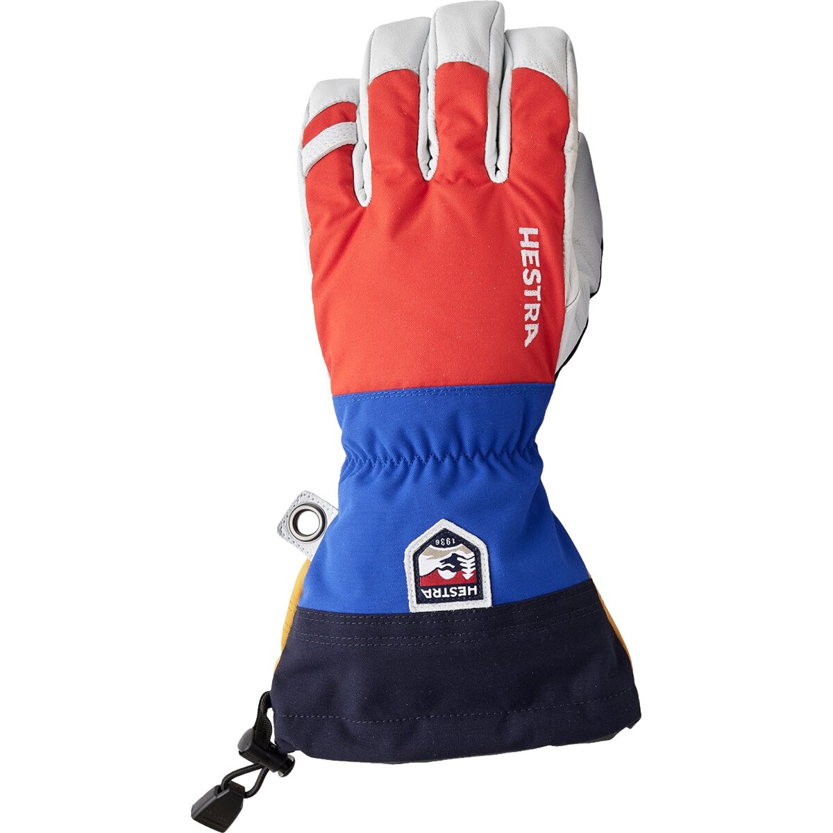 Image of Hestra Army Leather Heli Glove - Men's Light Red MuLighti, 11