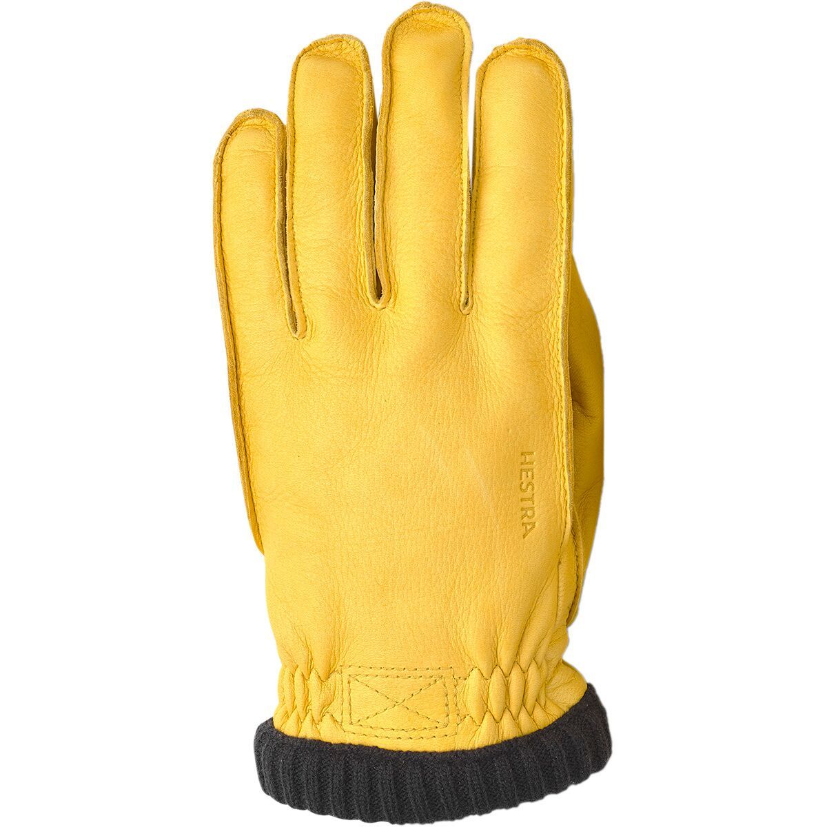 Image of Hestra Deerskin Primaloft Ribbed Glove - Men's Natural Yellow, 10
