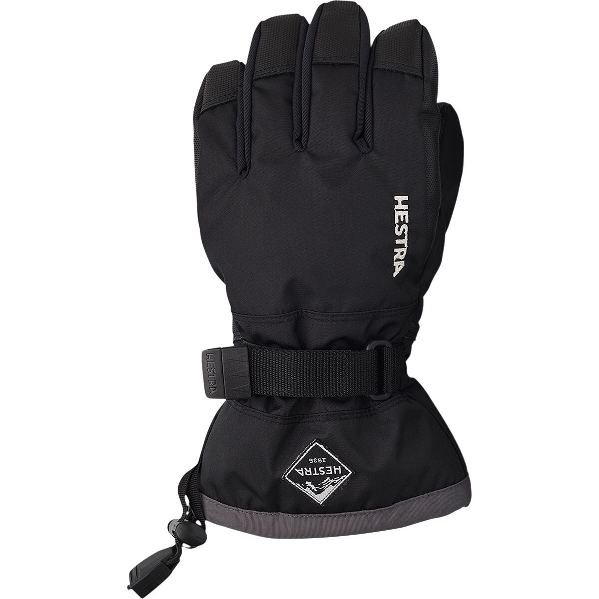 Image of Hestra Gauntlet CZone Junior Glove - Kids' Black/Graphite, 5