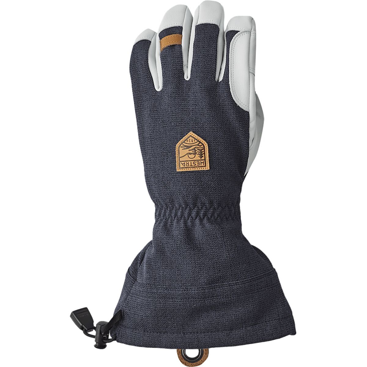 Image of Hestra Army Leather Patrol Gauntlet Glove Navy, 6