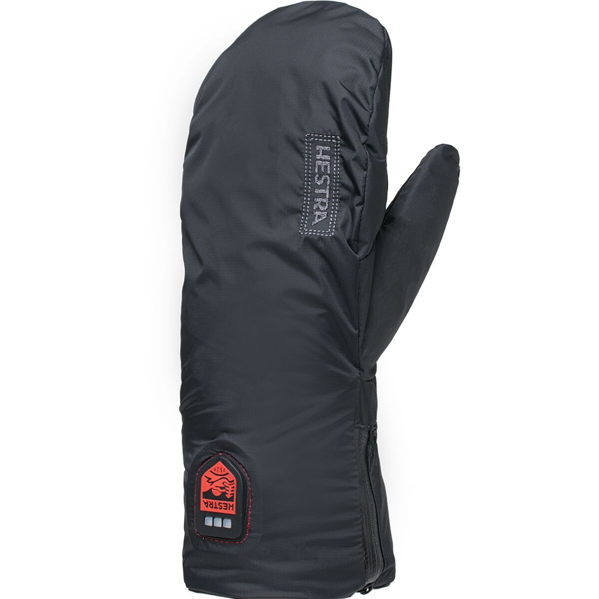 Image of Hestra Heated Liner Mitten Black, 10
