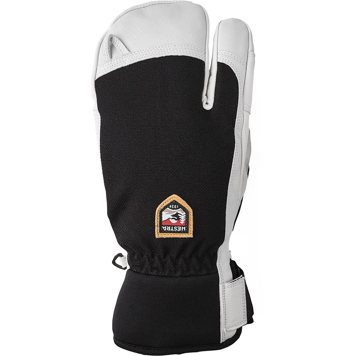 Image of Hestra Army Leather Patrol 3-Finger Glove - Men's Black, 8