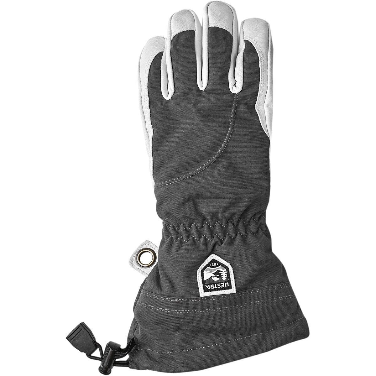 Image of Hestra Heli Glove - Women's Grey/Off White, 5