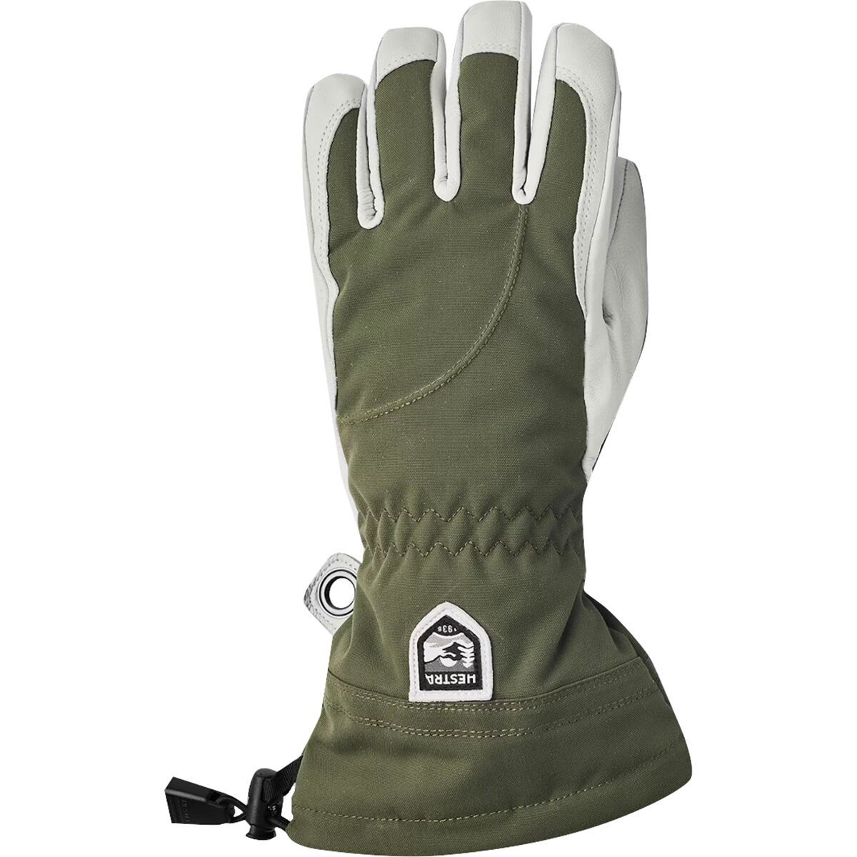 Image of Hestra Heli Glove - Women's Olive/Off White, 5