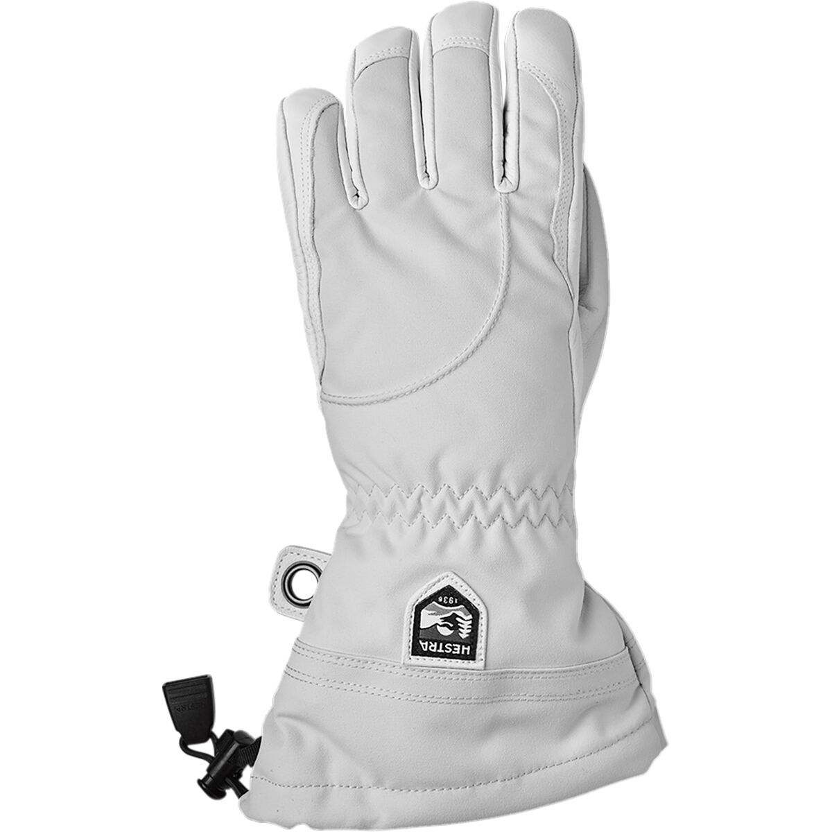 Image of Hestra Heli Glove - Women's Pale Grey/Off White, 7