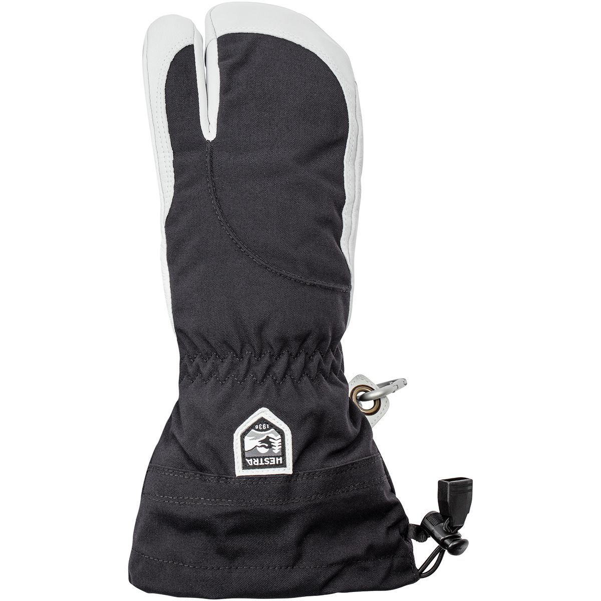 Image of Hestra Heli 3-Finger Glove - Women's Black/Off White, 9