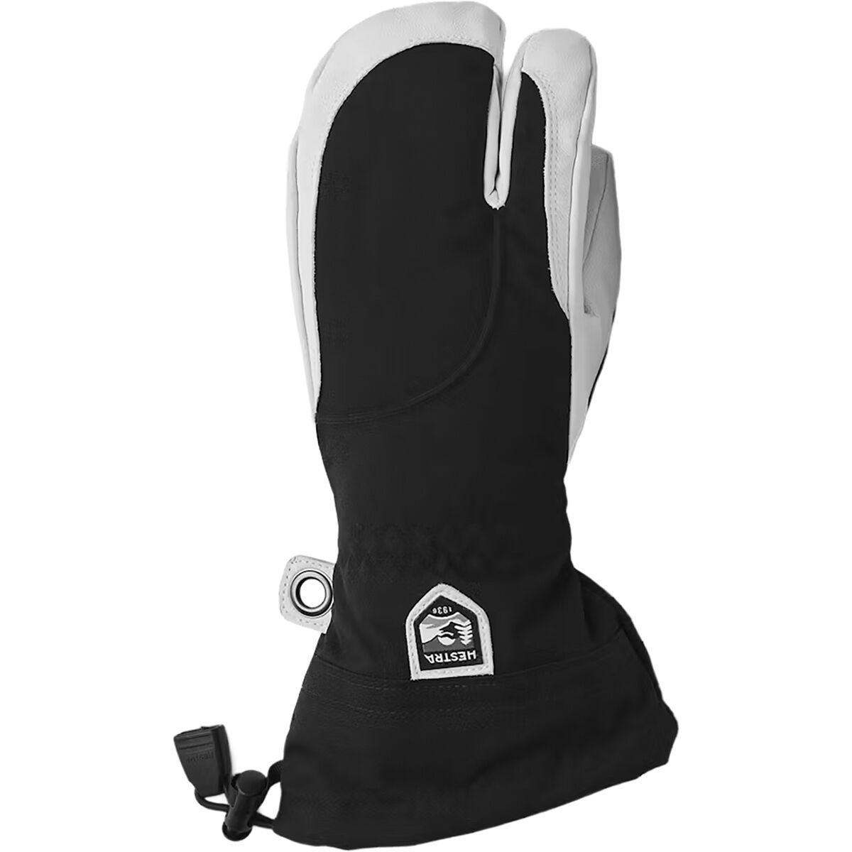 Image of Hestra Heli 3-Finger Glove - Women's Black/Off White, 6