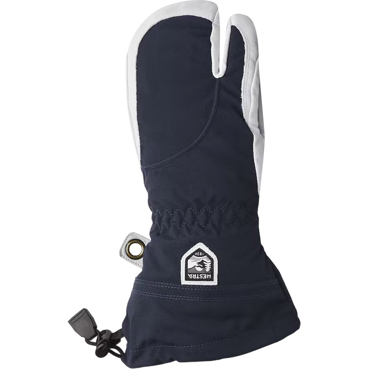 Image of Hestra Heli 3-Finger Glove - Women's Navy/Off White, 8