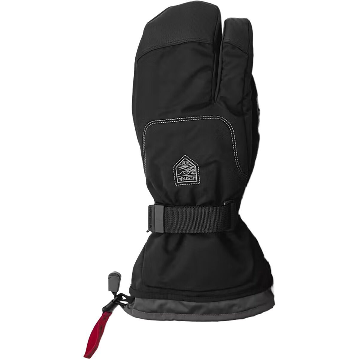 Image of Hestra Gauntlet Sr 3-Finger Glove Black/Black, 10