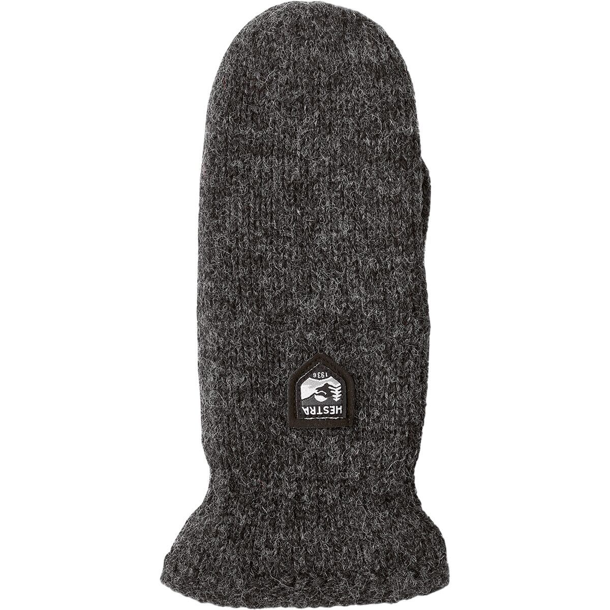 Image of Hestra Basic Wool Mitten - Women's Charcoal, 10