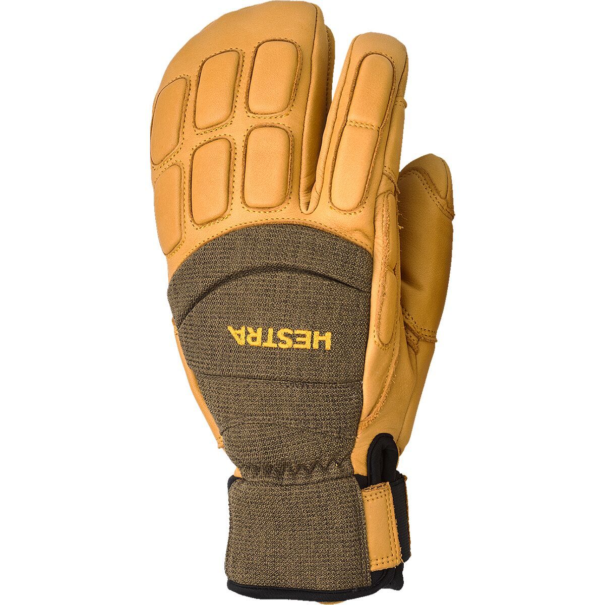 Image of Hestra Vertical Cut CZone 3-Finger Glove Olive/Tan, 7