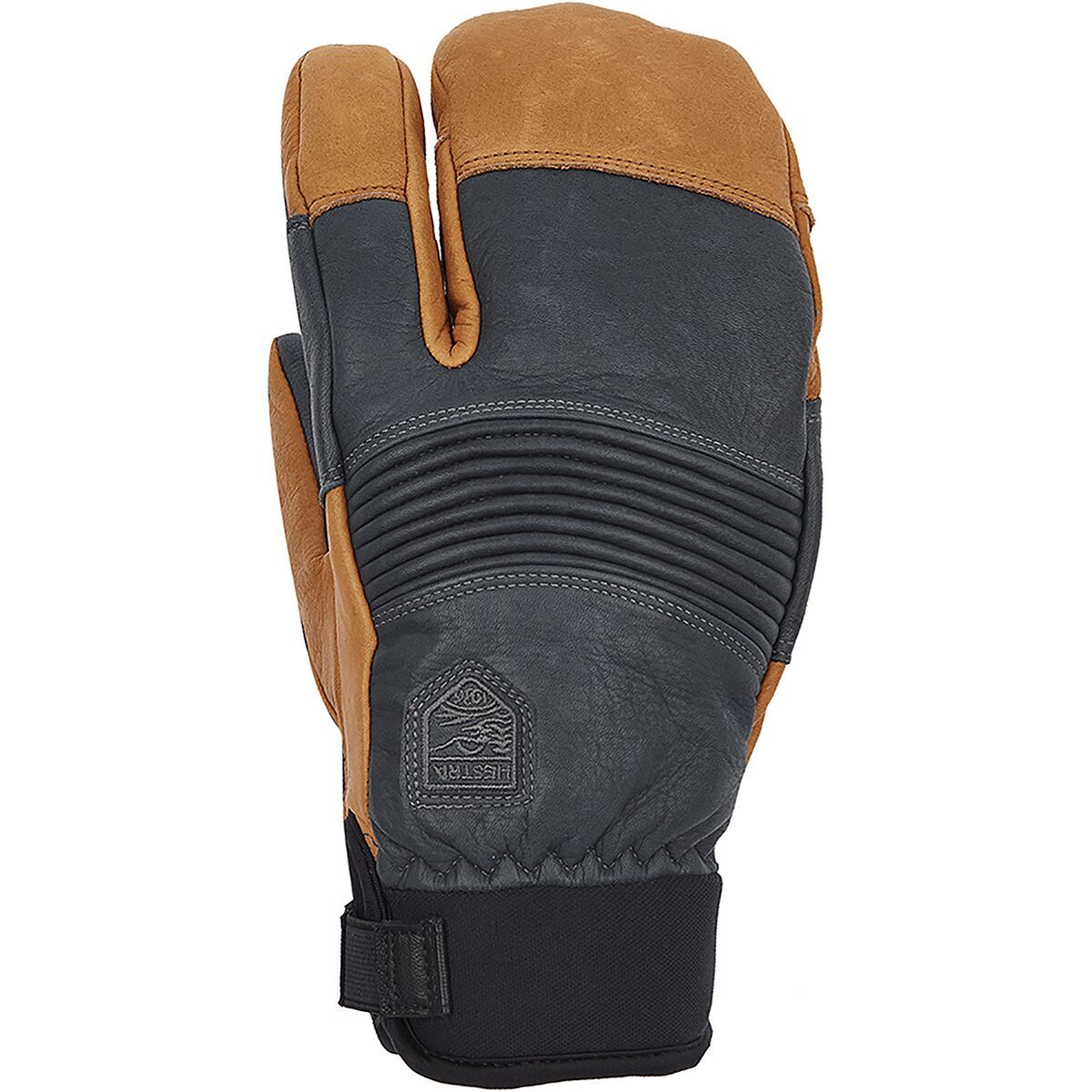 Image of Hestra Freeride CZone 3-Finger Glove Grey/Cork, 8