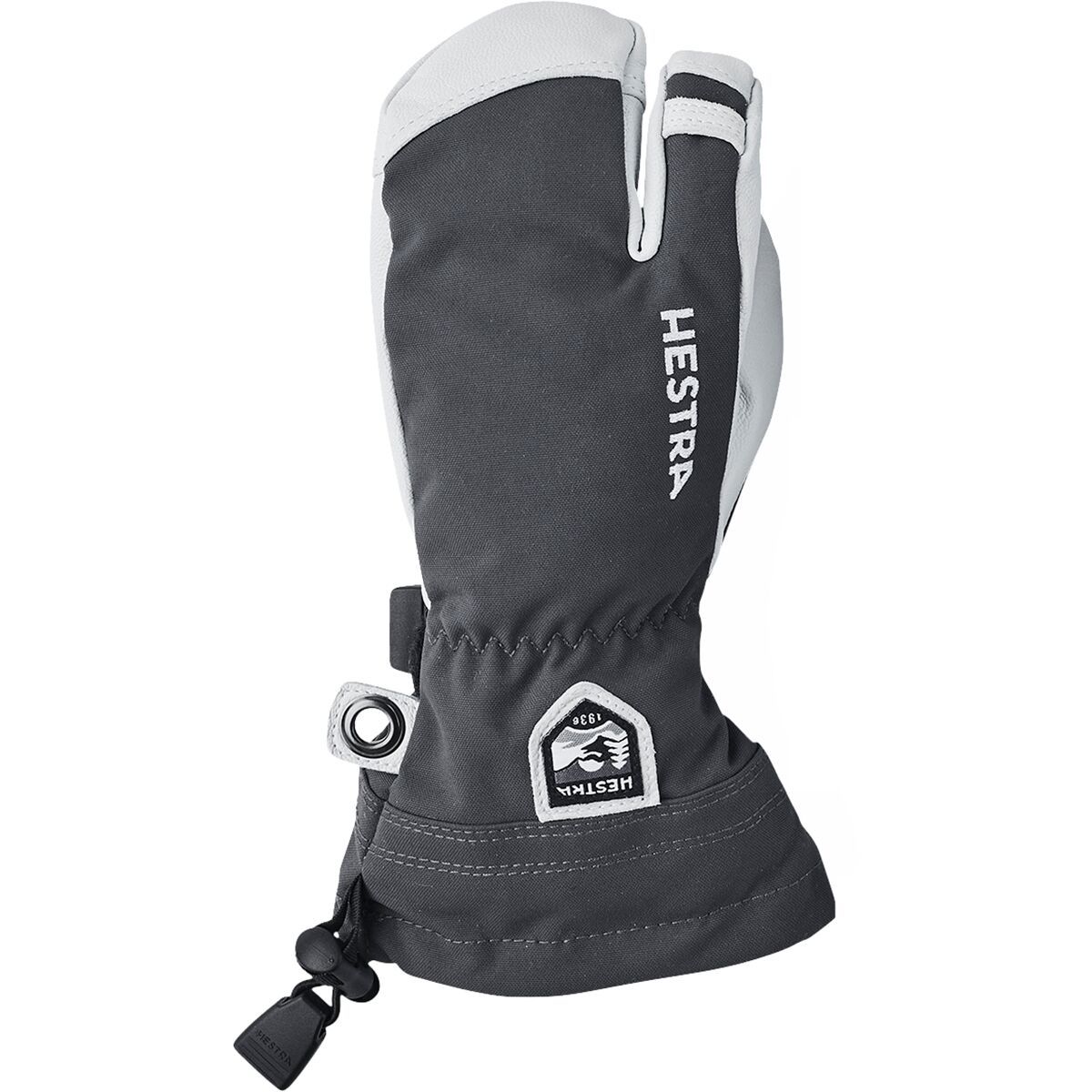 Image of Hestra Heli Ski Junior 3-Finger Glove - Kids' Grey, 3