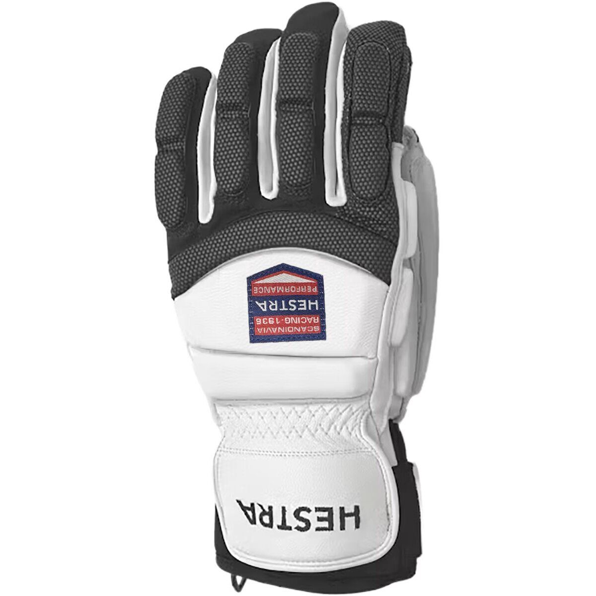 Image of Hestra Gripen GS Glove White/Red, 5