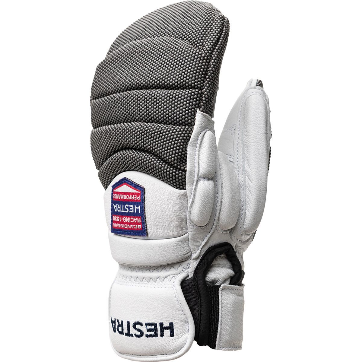 Image of Hestra Gripen GS Mitten White/Red, 5