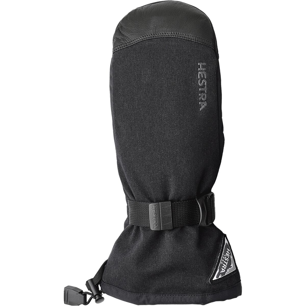 Image of Hestra Powder Gauntlet Mitten Black, 9