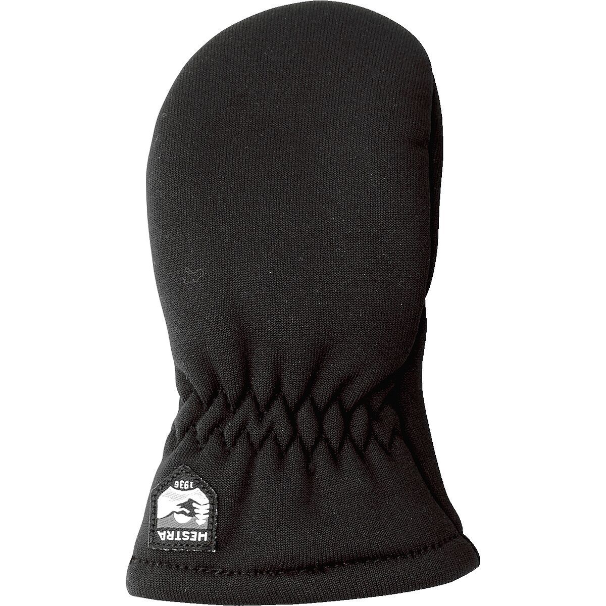 Image of Hestra Fleece Liner Mitten - Kids' Black, 0