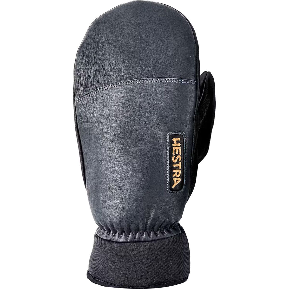 Image of Hestra Army Leather Wool Terry Mitten Grey, 10