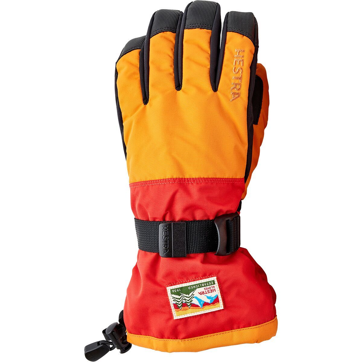 Image of Hestra Gauntlet Sr Glove Orange/Light Red, 6