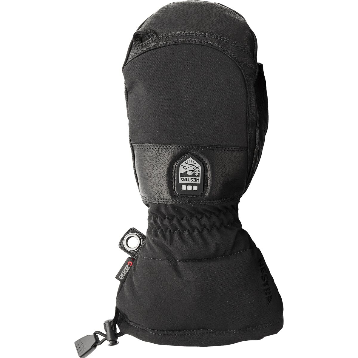 Image of Hestra Heater Gauntlet Mitten Black/Black, 8