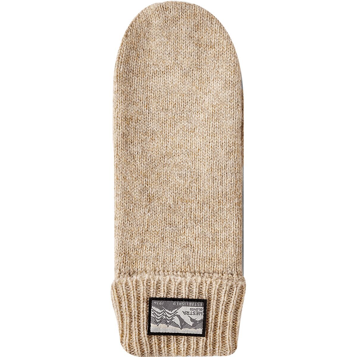 Image of Hestra Raggwool Mitten Beige, 9