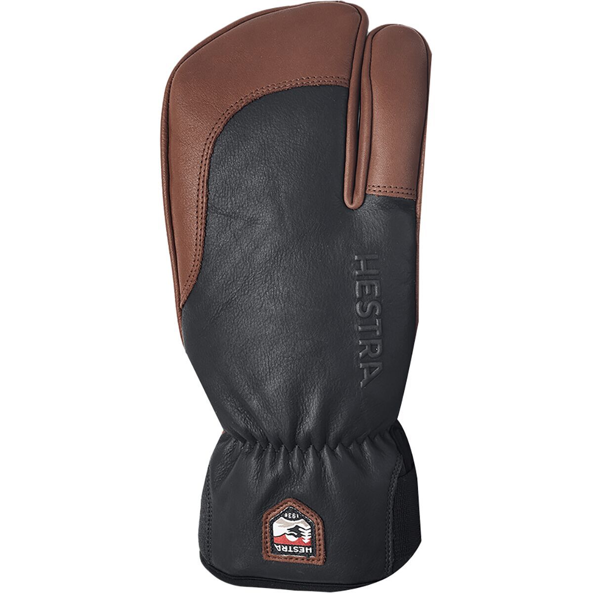 Image of Hestra Topo 3-Finger Mitten Navy/Brown, 9