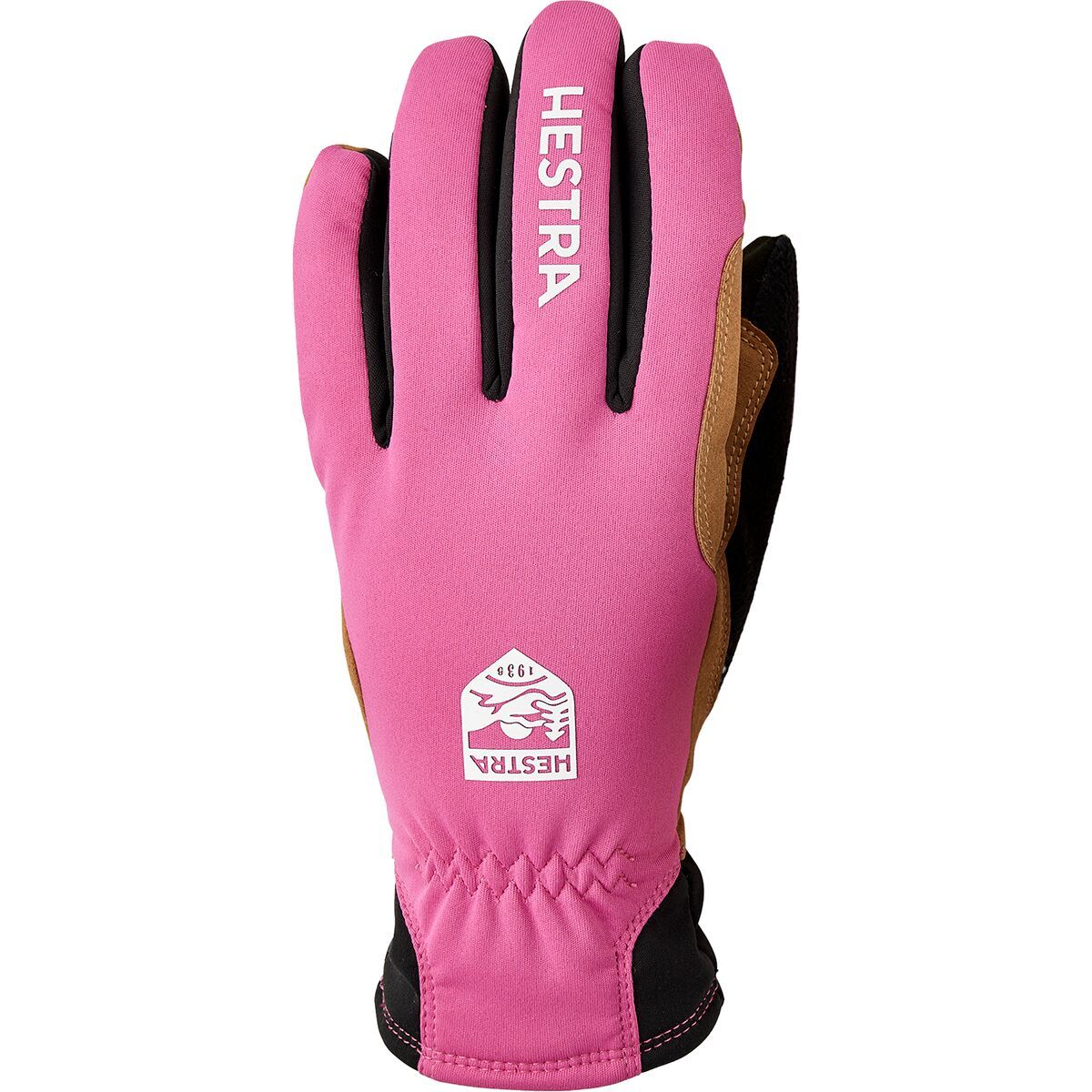 Image of Hestra XC Primaloft - 5 Finger Glove - Women's Cerise/Tan, 9